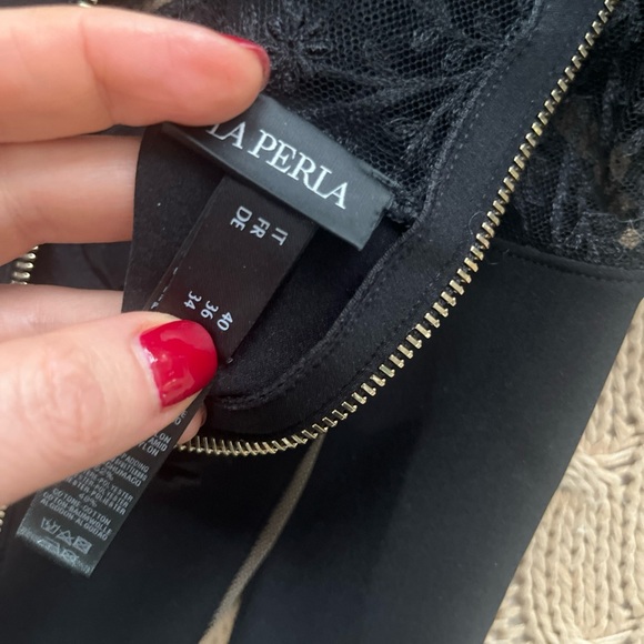 La Perla Black Lace see through Jumpsuit celebrity favorite small IT40 - Picture 6 of 10